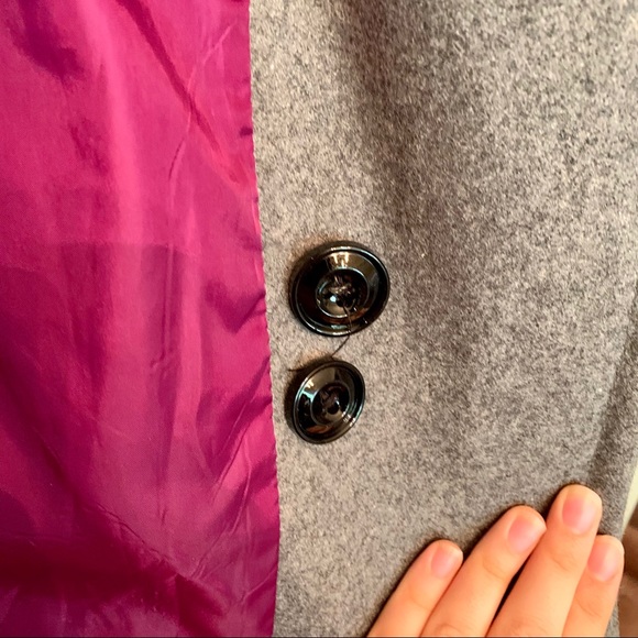 🎉HP!!🎉 Anne Klein | Grey Wool Coat - Picture 9 of 10